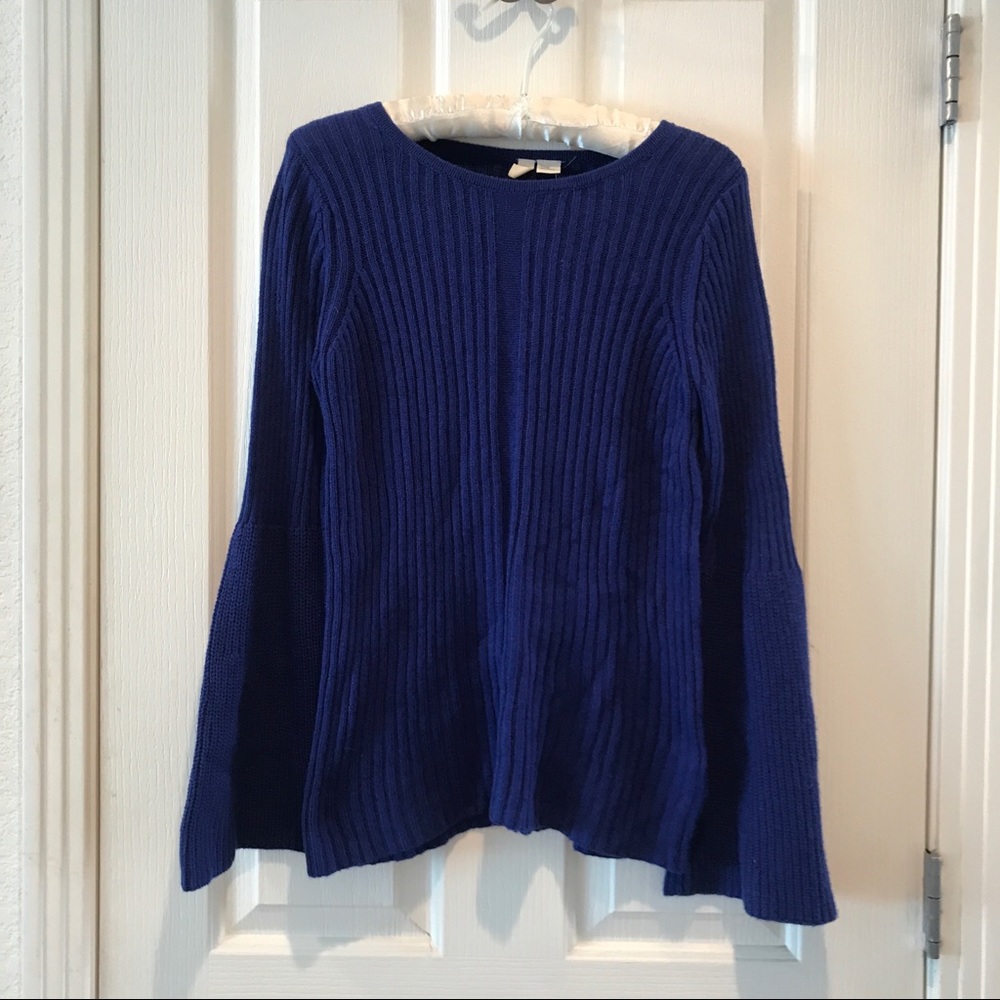 Anthropologie Moth Sweater Blue New Casco Bay NWT - Picture 6 of 8